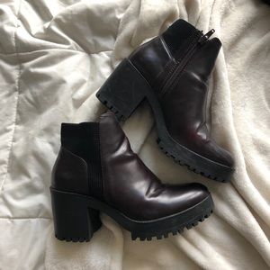 zara trafaluc winter heeled booties
